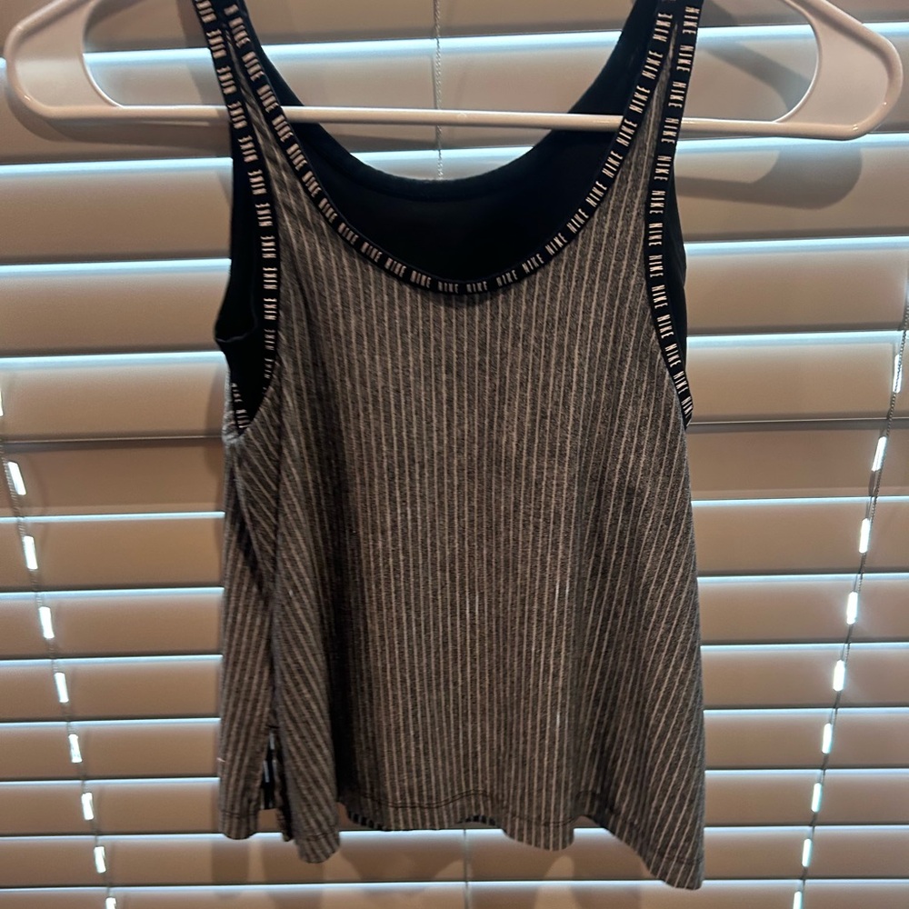 Dry fit Nike tank top with built in bra